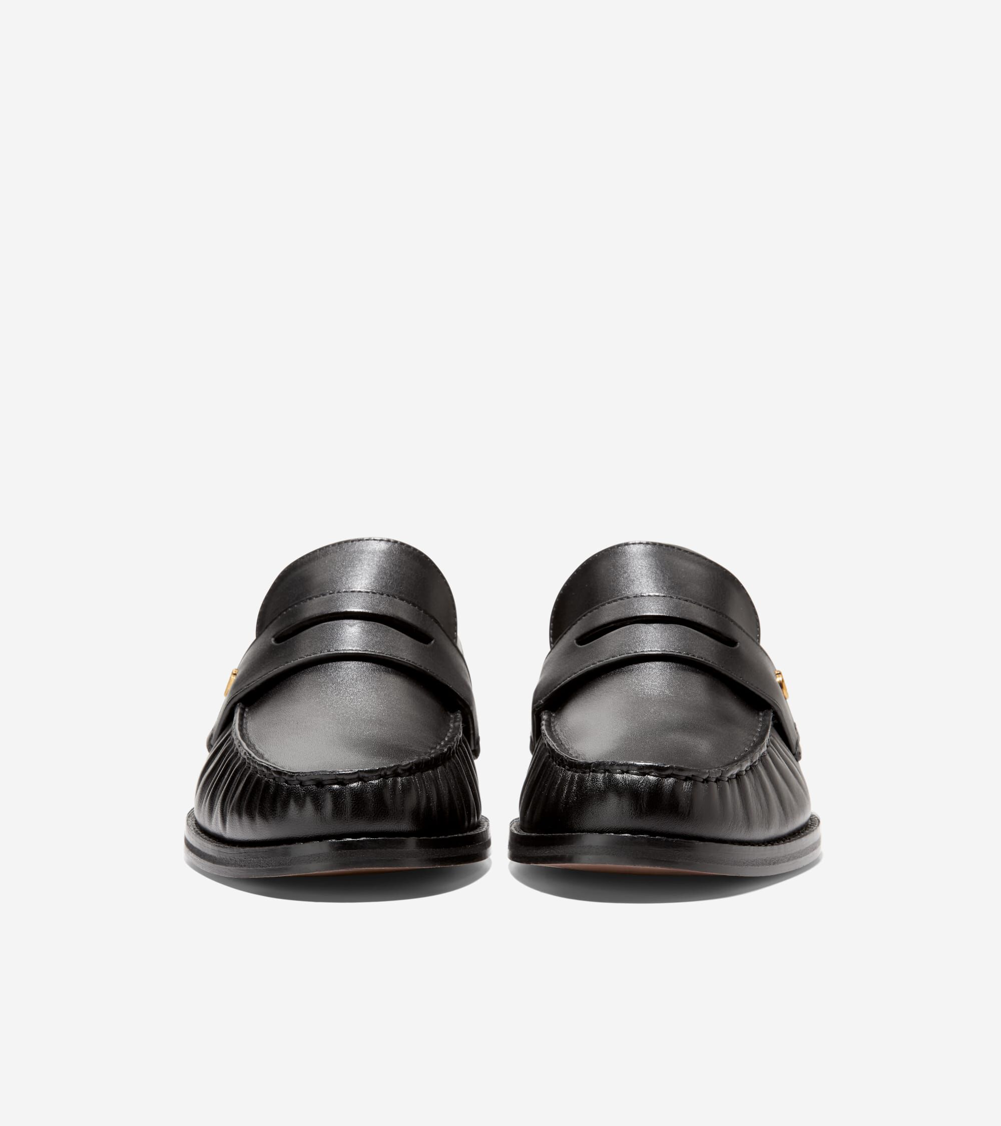 Women's Lux Pinch Penny Loafer in Black | Cole Haan